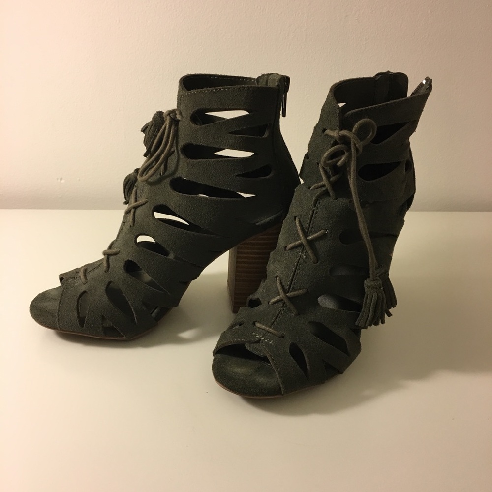 ❇️ MIA Open Toe Heeled Bootie